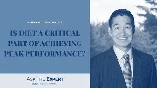 Is diet a critical part of achieving peak performance?
