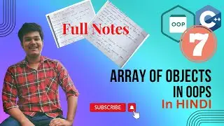 Array of objects in C++ | oops 7