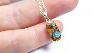 PIPE boulder opal necklace