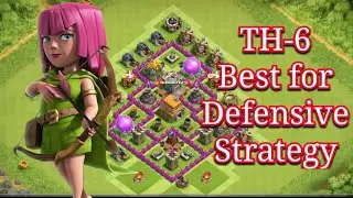 Clash of Clans Town Hall 6 (TH6) Trophy - farming Base 2018