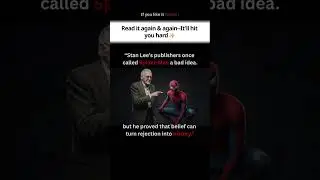 From Rejection to Legacy: The Spider Man Story #quotes #life #motivation