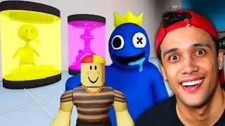 🔨 [ATUALIZEI] O JOGO QUE CRIEI DO RAINBOW FRIENDS NO ROBLOX! ( FAN GAME ) - Roblox Studio