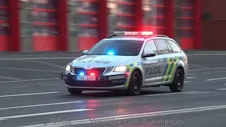 Prague Police cruiser responding | Praha Policie ČR &Scaron;koda Octavia [CZ | 18.3.2023]
