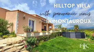 Hilltop Villa With Panoramic Views in Montauroux  🌅