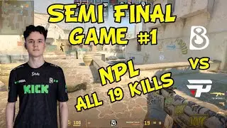 NPL ALL KILLS vs paiN SEMI FINAL | CS2 Pro Gameplay | B8 2-1 paiN | ESL Challenger POV Highlights