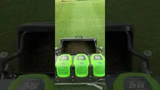 Lawn Verticutting in Action 🎬 ⛳️ 