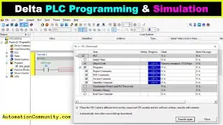 Delta PLC Programming and Simulation of Logic Tutorials