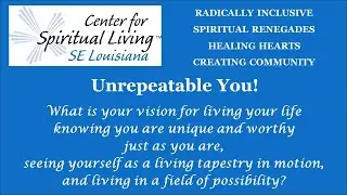 Unrepeatable You Sunday Service - January 11, 2026