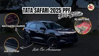 TATA SAFARI 2025 | DARK EDITION GARWARE TITANIUM PPF | KIRTI CAR ACCESSORIES #tatasafarippf