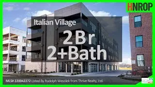 #HNROP Columbus Condo For Sale | 719 Civitas Ave Apt 203 | Italian Village | Columbus