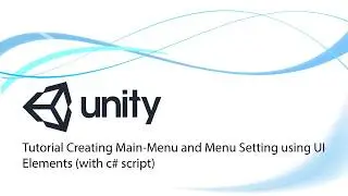 Unit3d Main-Menu and Menu Setting
