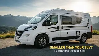 This 17ft Van Has A FULL BATHROOM & Fixed Bed. It's A German Masterpiece.