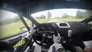 scary fast ford fiesta r2 ralllyar onboard with d.belokons