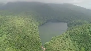 Mount Bulusan and Lake Stock Video