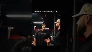 How he can't swim...💀 #bodybuilding #physique #fitness #motivation #gym #shan #sinann #bradleymartyn