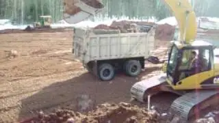hazco cat 320 excavator