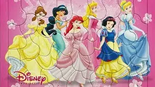 Disney Princess Puzzle Dress up  ディズニープリンセス  パズル  ドレスアップ