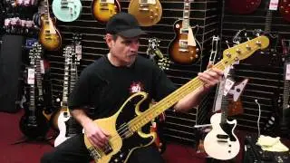 Fender Modern Player Tele Bass Demo at TJs Music