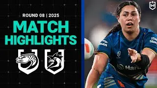 2025 NRLW Match Highlights | Eels v Roosters | Round 8