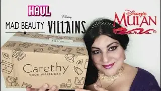 HAUL CARETHY|| PALETTE MAD BEAUTY CATTIVE E MULAN DISNEY