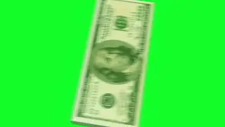 American $100 Dollars Stack Transition Green Screen