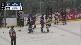Tjay Anderson Goes After Tom Norton NIHL PS fight 13-9-25