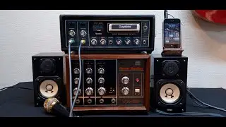 1976 Roland VX-33 mixing amp and Guyatone EM-606 tape echo delay DEMO.  8 track reverb MIJ