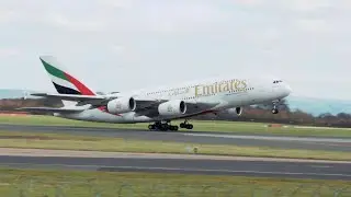 Emirates A380s steal the show at Manchester Airport Viewing Centre