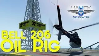 Oil Rig Landing | X-Plane 11 | RIFT | Joshua Hamby