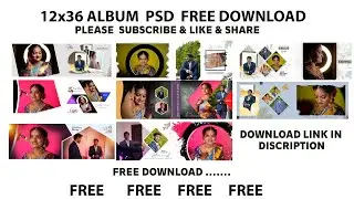 Trending Candid Album free download  design pre wedding psd files 12x36 new album design 2025