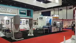 GM-900 SB MACHINE UNIVERSELLE  SOUDURE DE FOND, LATERALE ET DOUBLE . -ARABPLAST 2017 DUBAI.
