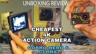 GoPro Hero 6 (Clone) PROCUS RUSH Cheapest 4K Action Camera Unboxing Review