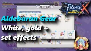 Aldebaran new Gear: White, Gold Gear + Set effects | rox | Ragnarok X: Next Generation