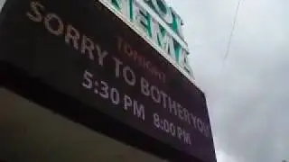 Front of  the Cabot Street Cinema Theatre Beverly, Ma