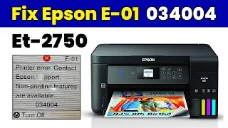Napraw błąd drukarki Epson E-01 034004 &bdquo;Skontaktuj się z pomocą techniczną Epson&rdquo;: Dostępne są fu...