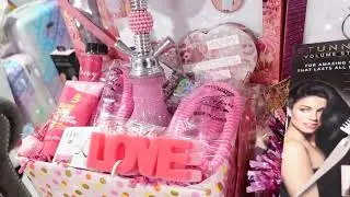 Hookah Gift Basket Ideas | Wrapped Box Turned into A Gift Box | Diy Gift Ideas #basketmaking #vday