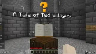 Block coding with Minecraft |A Tale of two villages |Puzzle in Python|Learn Minecraft| Cartoon video