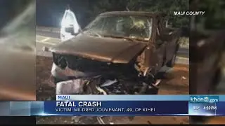 Fatal car crash in Kihei