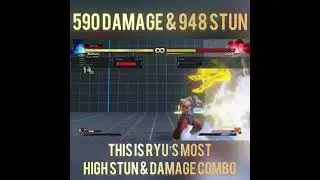 Season V Ryu Buff: Criminally Under Used, Highest Stun & Damage Combo Breakdown.