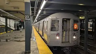 NYC Subway: R68 D & R68A B Trains Rerouted via the C Line