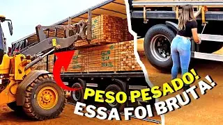 CARREGAMENTO DA MADEIRA EM RIO BRANCO - MT!!