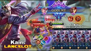 GODLIKE Lancelot !!  Perfect Rotation & Control Combo Skill by Kairi ~ Mobile Legends