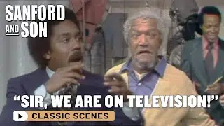 Fred Embarrasses Lamont On TV!  | Sanford and Son