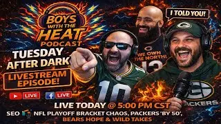 Tuesday After Dark LIVE 🔥 NFL Playoff Bracket Chaos, Packers &ldquo;By 50&rdquo;, Bears Hope, & Wild Takes