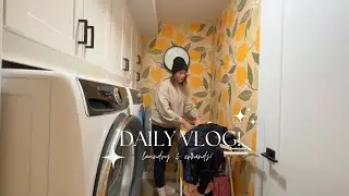 DAILY VLOG! Laundry, errands and YAP 🙃