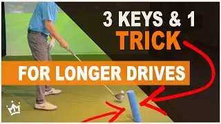 Hit longer AND STRAIGHTER drives with this easy technique!