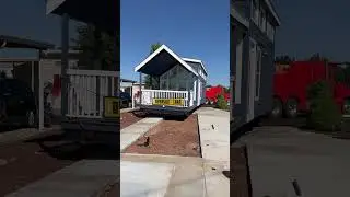 Back it up!  #caveco #parkmodelrv #tinyhome #arizona #community #secondhome