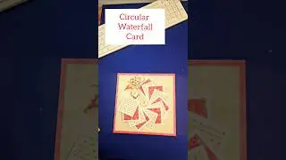 Circular Waterfall Card Tutorial  #cards #diy #tutorial #cardstock
