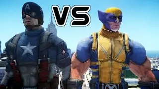 WOLVERINE VS CAPTAIN AMERICA - EPIC BATTLE