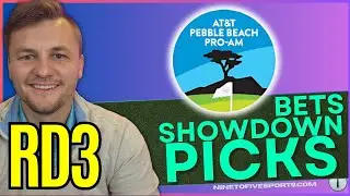AT&T PEBBLE BEACH PRO-AM Round 3: Live Bets, 3-Ball Bets, Showdown Picks